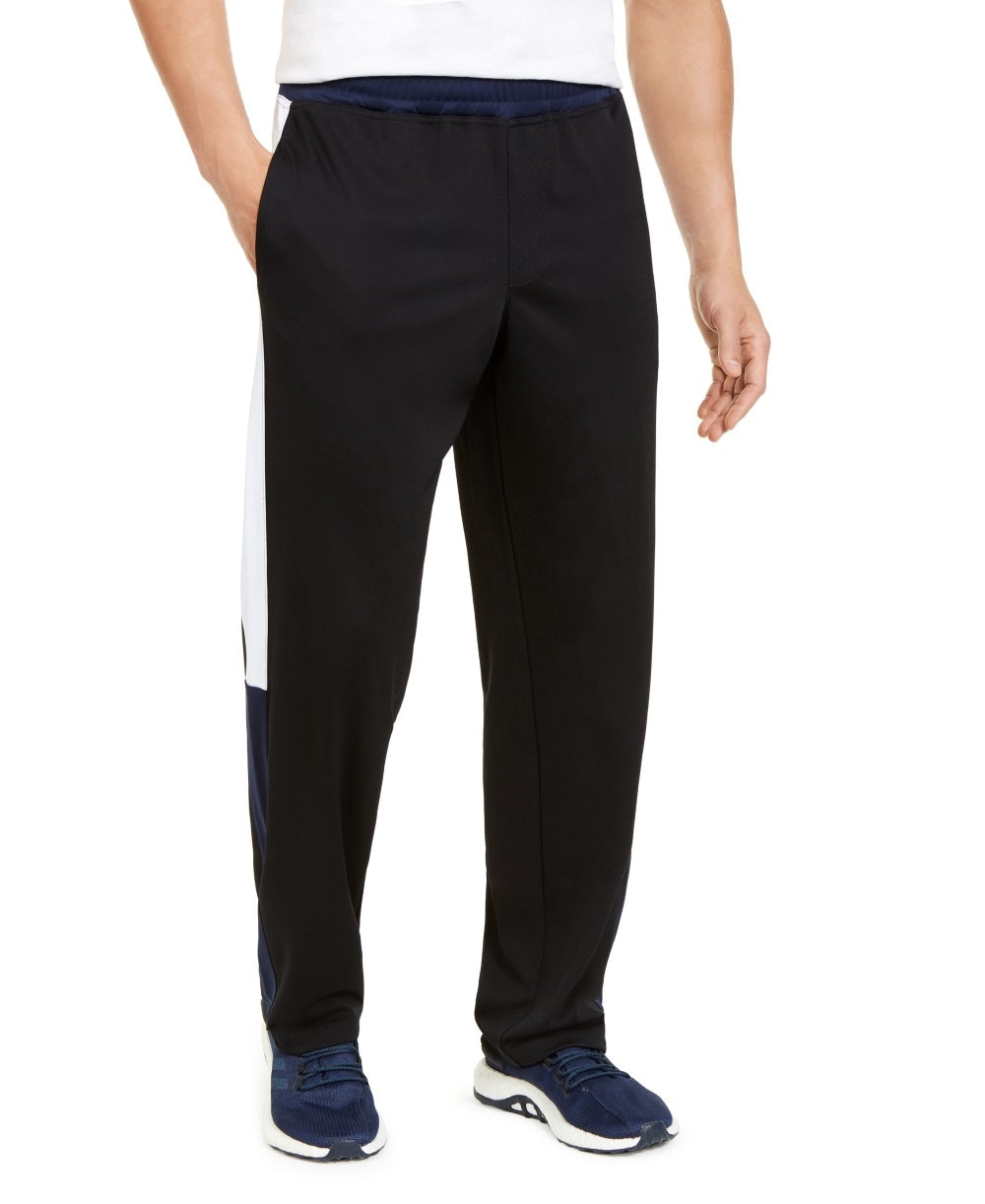 ID Ideology Men's Colorblocked Track Pants Dark Blue Size Large