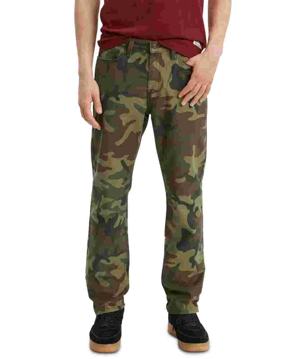 Levi's Men's 541 Athletic Fit Camo Jeans Green Size 40X32