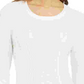 Style & Co Women's Mixed-Stitch Sweater White Size Large