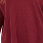Style & Co Women's V Neck Tunic Sweater Red Size Large