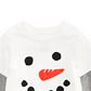 First Impressions Baby Boys Snowman-Print Layered-Look Cotton T-Shirt White Size 24MOS
