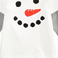 First Impressions Baby Boys Snowman-Print Layered-Look Cotton T-Shirt White Size 24MOS
