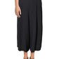 Anne Klein Women's Polka Dot Wide Leg Culottes Charcoal Size Large