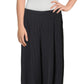 Anne Klein Women's Polka Dot Wide Leg Culottes Charcoal Size Large