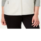 Karen Scott Women's Fleece Zip Front Vest Eggshell Size Petite S