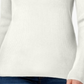 Karen Scott Women's Cotton Ribbed Mock Neck Sweater White Size Petite XL