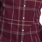 Barbour Men's Tailored-Fit Highland Check Shirt Wine Size Small