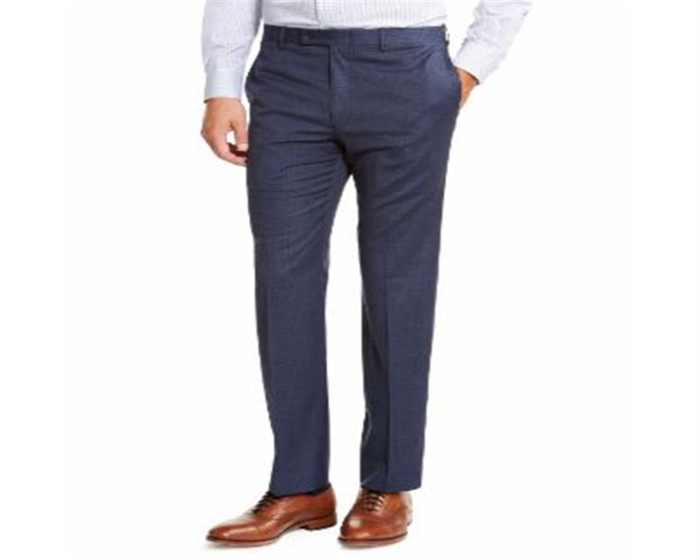 Ralph Lauren Men's Classic Fit UltraFlex Stretch Plaid Dress Pants Blue Size 32X32