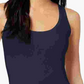 Maison Jules Women's Fitted Tank Top Blue Size Large