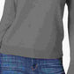 Karen Scott Women's Long Sleeve Turtle Neck Blouse Sweater Gray Size X-Large