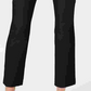 INC International Concepts Women's Black Straight Leg Wear To Work Pants Black Size 4