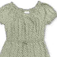 Style & Co Women's High-Low Peasant Dress Green Size Medium