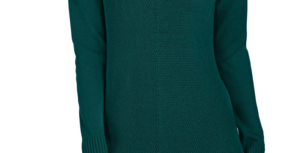 Charter Club Women's V Neck Sweater Green Size Large