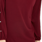 NY Collection Women's Split Sleeve Top Red Size Petite Medium
