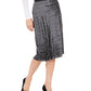 Alfani Women's Flocked Pencil Skirt Black Size Medium
