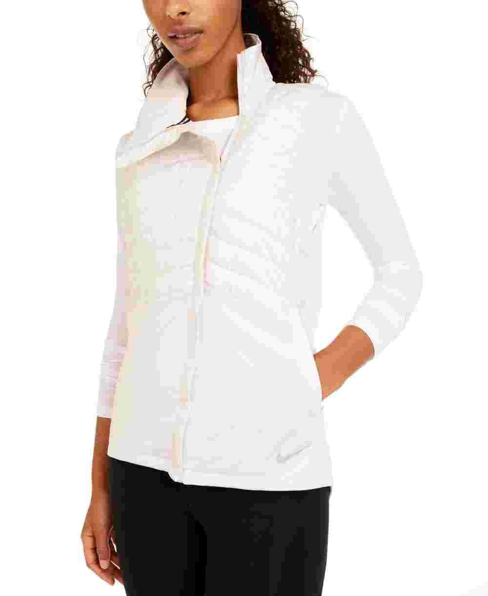 Nike Women's Essential Quilted Running Vest White Size Medium