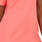 Karen Scott Women's Button Hem Scoop Neck Cotton Top Orange Size Large