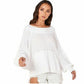 Free People Women's Westend Thermal White Size Large