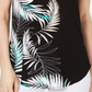 Alfani Women's Printed Round Hem T-Shirt Black Multi Size Petite S