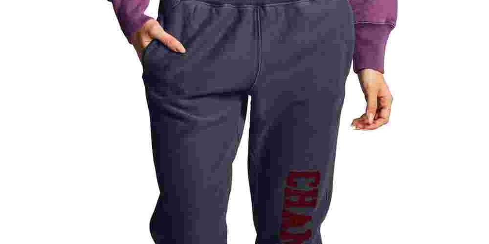 Champion Women's Vintage Wash Reverse Weave Joggers Navy Size X-Small