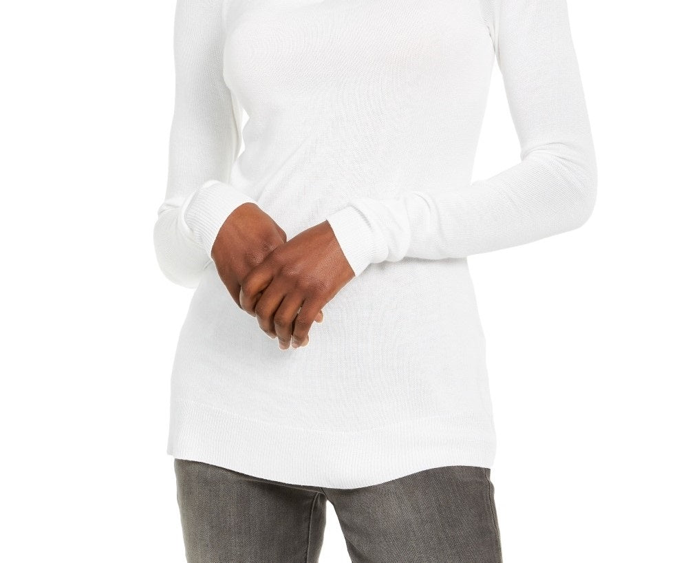 Michael Kors Women's Twisted Sweater White Size Small