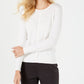Charter Club Women's Long-Sleeve Button-Front Cardigan White Size X-Small