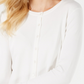 Charter Club Women's Long-Sleeve Button-Front Cardigan White Size X-Small