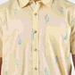 Rip Curl Men's Amigos Printed Pocket Shirt Yellow Size X-Large