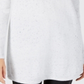 Karen Scott Women's Curved Hem Tunic Sweater White Size PSM