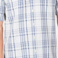 Quiksilver Men's Snap Jam Plaid Shirt Gray Size Medium