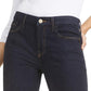 JEN7 by 7 For All Mankind Women's Split-Seam Ankle Skinny Jeans Navy Size 12