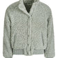 Jou Jou Big Girl's Fleece Snap Jacket Green Size Small