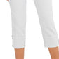 Style & Co Women's High Cuffed Capri Jeans  Silver Size 16