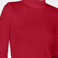 Charter Club Women's Cotton Mock-Neck Top  Medium Red Size X-Small