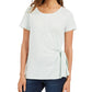 Style & Co Women's Side-Tie Top Green Size X-Large