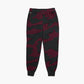 Lacoste Men's Live Rose Embroidered Camo Sweatpant Berry Jam-Black, आकार एक्स-लार्ज