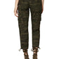 Sanctuary Women's Multi Camo Terrain Crop पैंट ग्रीन कैमो, साइज़ 26