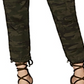 Sanctuary Women's Multi Camo Terrain Crop पैंट ग्रीन कैमो, साइज़ 26