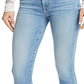 7 For All Mankind Women's The Cosmo Cropped Skinny Jeans Blue Size 26