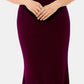 Betsy & Adam Women's Ruffle Back Gown Red Size 6