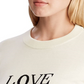 राल्फ लॉरेन वीमेंस लोगो ग्राफिक लॉन्ग स्लीव क्रू नेक स्वेटर व्हाइट साइज़ लार्ज