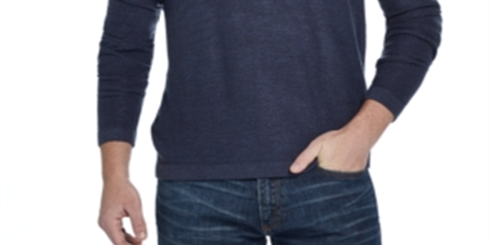 Weatherproof Vintage Men's Soft Touch V Neck Sweater Blue Size XL