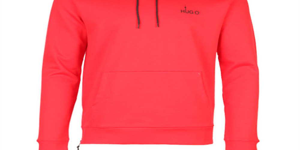 Hugo Boss Men's Sweater Graphic Back Pullover Pink Size Large