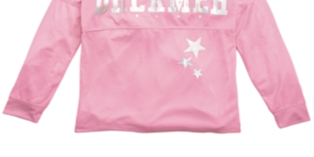 Max & Olivia Little & Big Girl's Dreamer Print Pajama Top Pink Size Medium