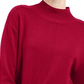 Karen Scott Women's Seam Detail Cotton Mock Neck Sweater Red Size XX-Large