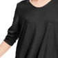 Eileen Fisher Women's Long Sleeve Jewel Neck Tunic Top Maroon Size XS