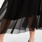 Alfani Women's Mesh MIDI Skirt Black Size Petite S