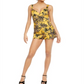 Guess Unisex Geneve Surplice Romper Yellow Size 4