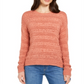 Style & Co Women's Tape Yarn Pullover Sweater Orange Size Petite Large