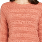 Style & Co Women's Tape Yarn Pullover Sweater Orange Size Petite Large